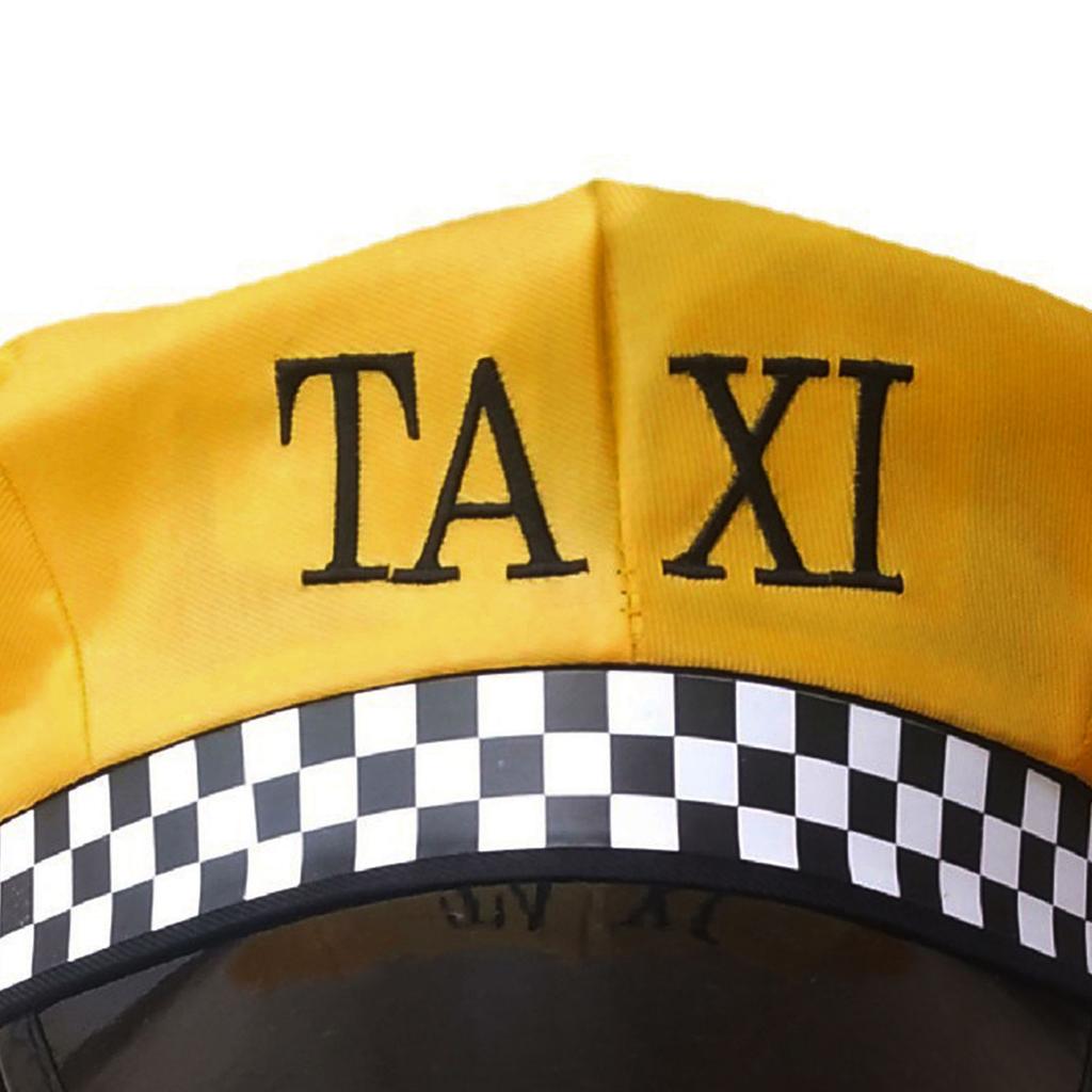 Cosplay Cab Driver Hat for Female Taxi Driver Cap Bachelorette Party Costume Large Brim Uniform Cap Role Play Headwear