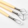 Children's 3-Piece Double-Ended Stainless Steel Clay Sculpting Tools Set