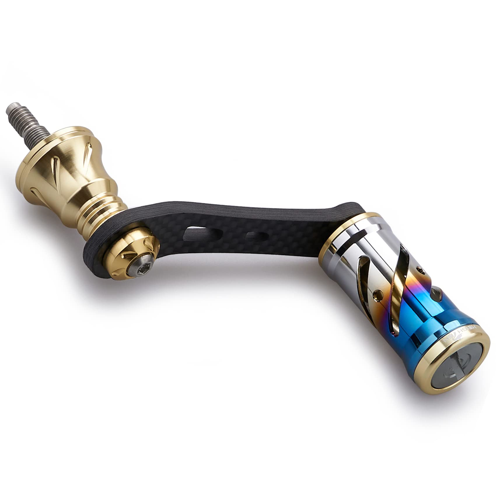 

HEIGHTEN Ручка катушки 42 мм с ручкой 16 мм Shimano Daiwa Spinning Reel Universal [легкая рыбалка на ручке] Серия Vortex (Золото) (613)