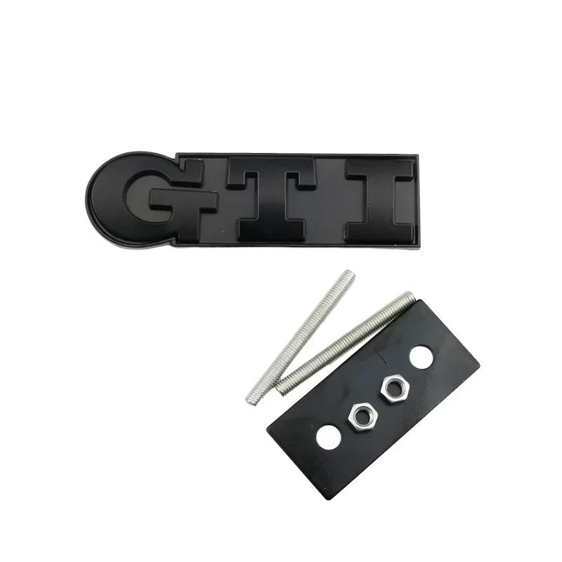 2026 Hot For VOLKSWAGEN VW Metal Car GTI Logo Front Grille Emblem Badge Stickers for Volkswagen Golf 4 5 6 7 8 Passat Jetta Polo