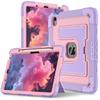 Rugged Stand Case For iPad A16 11th 2025 10th 10.9 2022 10.2 7th 8th 9th Air 4 5 6 M2 M3 Mini 6 7 Pc Silicone Anti-Slip Cover