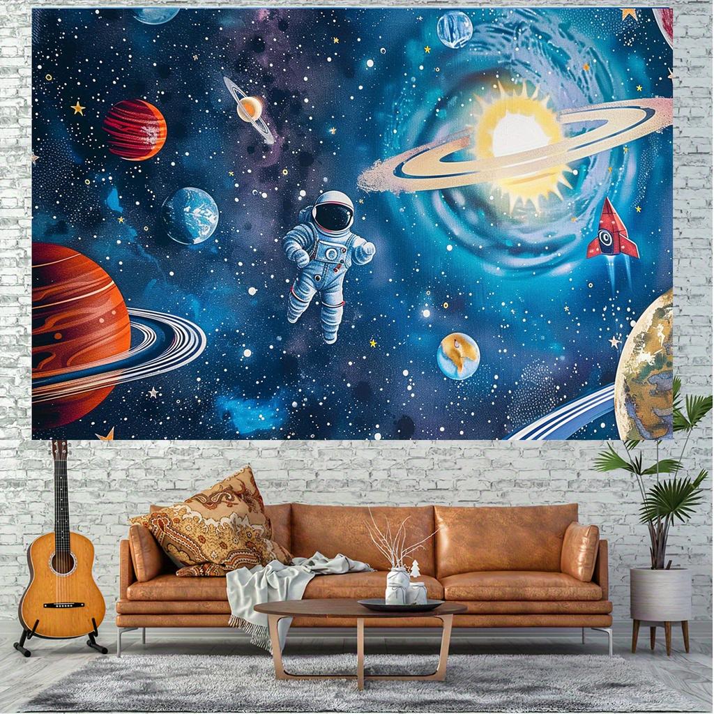 2D plane 1 item with space theme including rocket and astronaut Suitable for teenagers birthdays and anniversaries