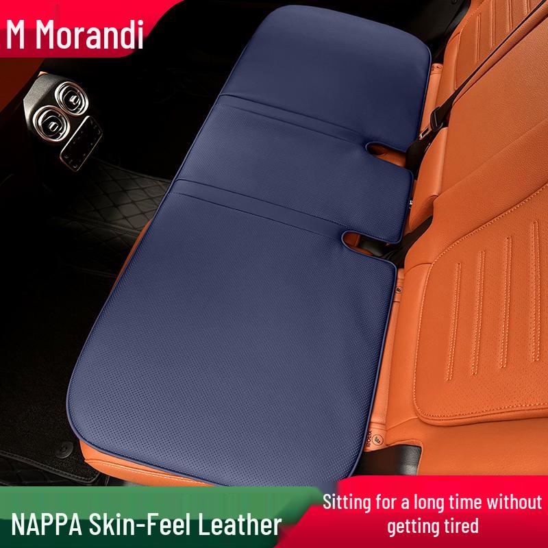 Morandi Nappa Leather All-Season Car Seat Cushion for Mercedes-Benz E-Class/C-Class/GLC/GLB/GLE