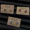 Minimalist Crystal Stud Earrings - Versatile, Stylish, Everyday Wear