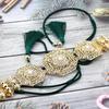 Exquisite Hand-woven Women's Rope Belt Waist Chain Wedding Jewelry Belt Robe Accessories