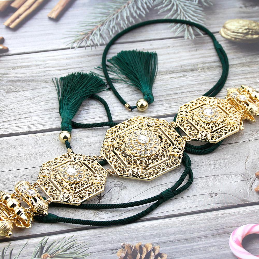Exquisite Hand-woven Women's Rope Belt Waist Chain Wedding Jewelry Belt Robe Accessories