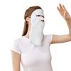 Yu Yue 2025 Women's Silk UV Protection Face Mask with Breathable Neck Shield.