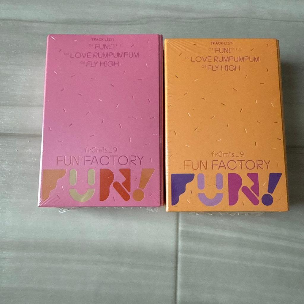 [USED] 2 pieces fromis_9 Korean version Fun Factory 1st Single