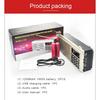 HIFI Bass Stereo Portable AM/FM Radio L-518 with TF USB AUX LED Display 2*1200mAh Rechargeable Battery