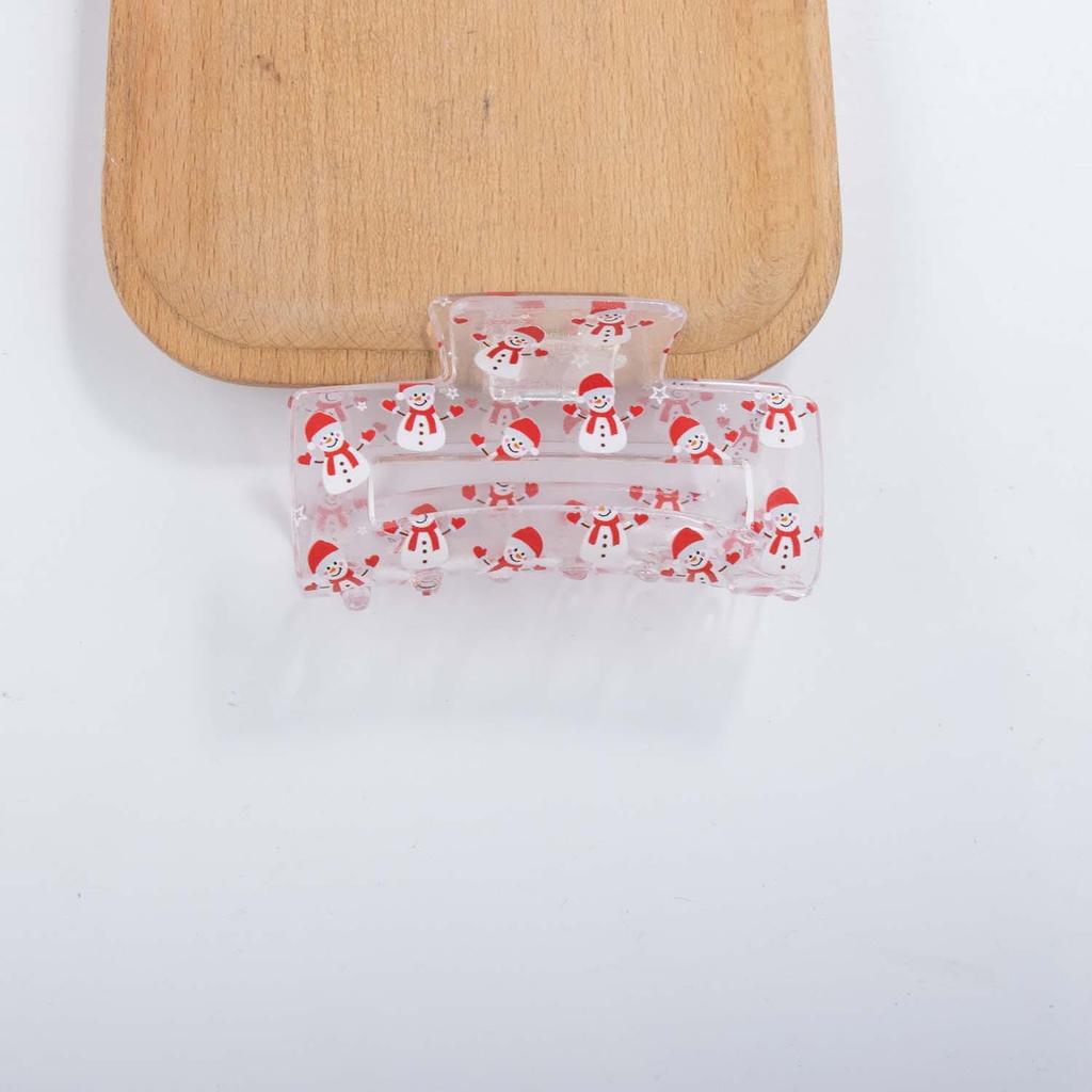 Bamboo Yao Five-Pointed Star Sequin Christmas Hair Clip