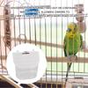 Parrots Feeders Food Container Feeding Box Antispill Birds Feeding Supply Clear Seethrough External Food Cup Feeders 6PC