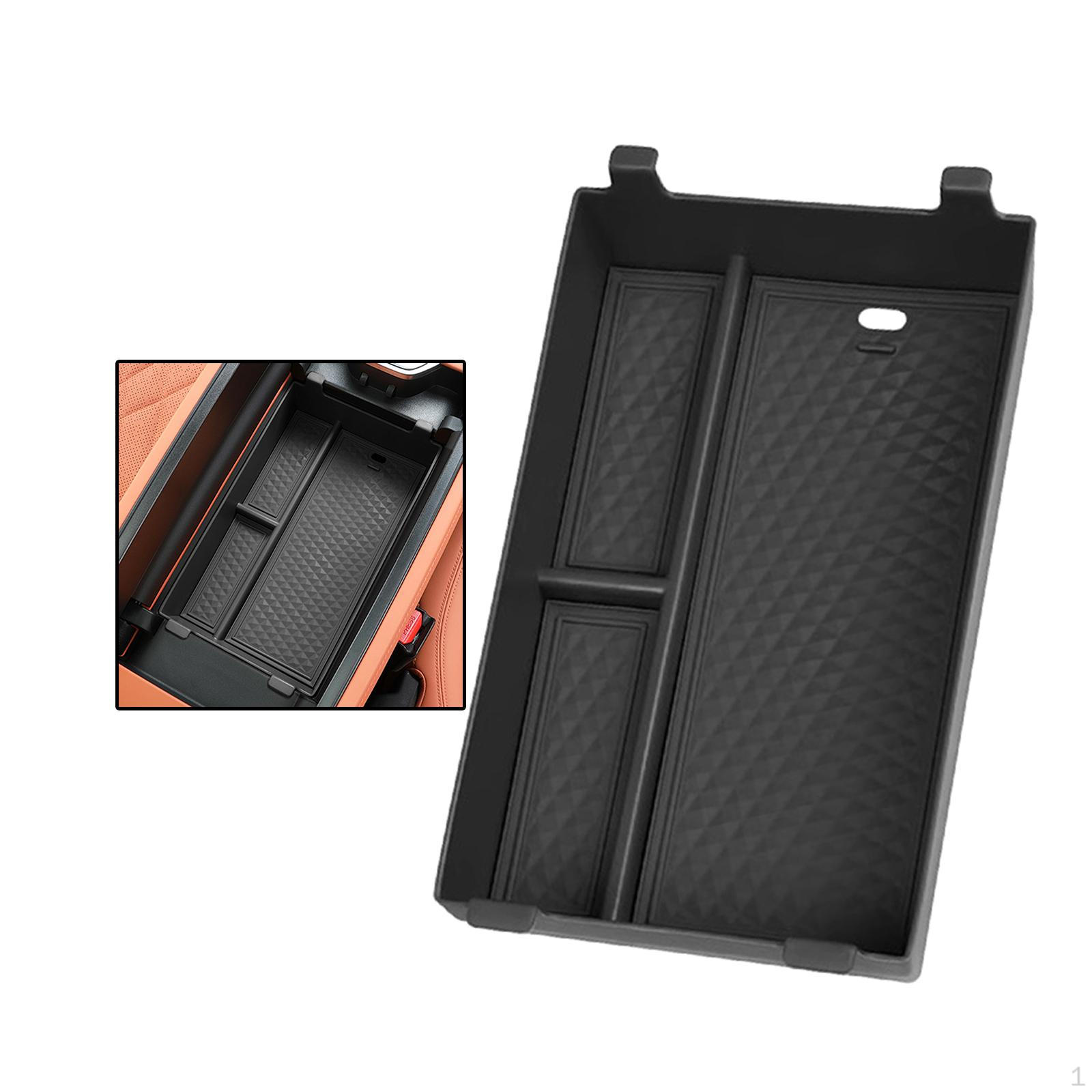 

Подлокотник для хранения автомобиля, автомобильный аксессуар, 3 отделения, держатель консоли для укладки чёрный