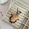 Stuffed Animal Backpack Pendant Car Key Holder Key Chain Creative Doll Keyring  For Students