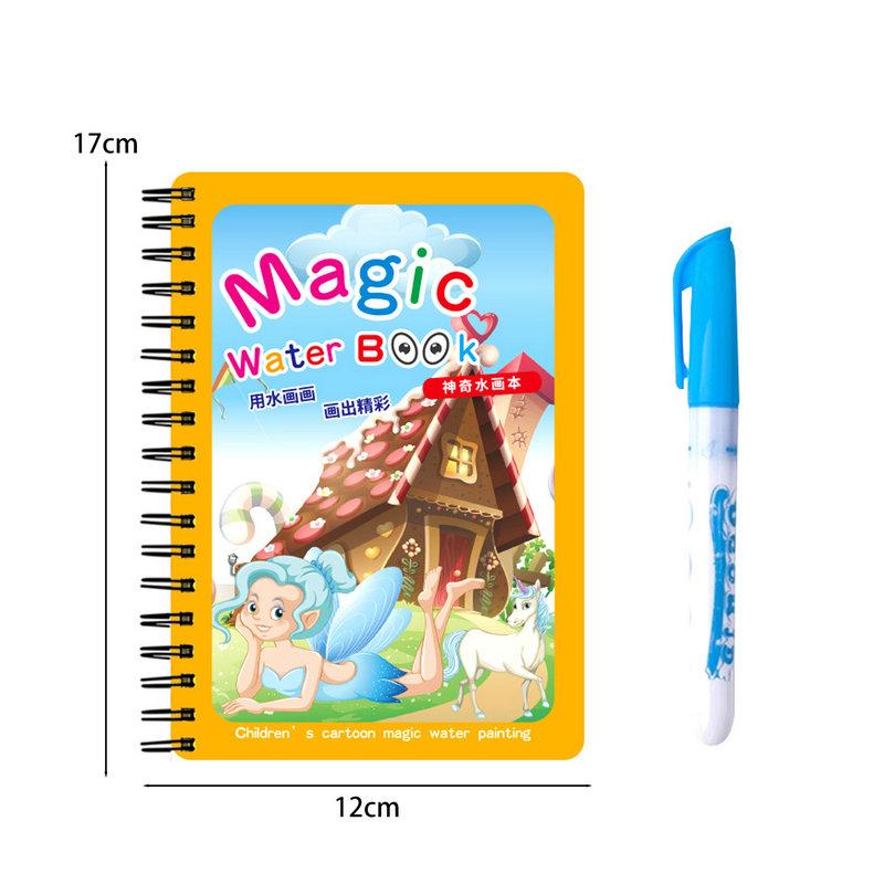 

Magical Water Painting Book, Clear Water Coloring Painting, Repeated Graffiti Book, Baby Game Drawing Book, Kindergarten Plaything