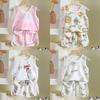 Childrens Summer Tank Top Shorts Set With Breathable Polyester Fabric For Active Kids