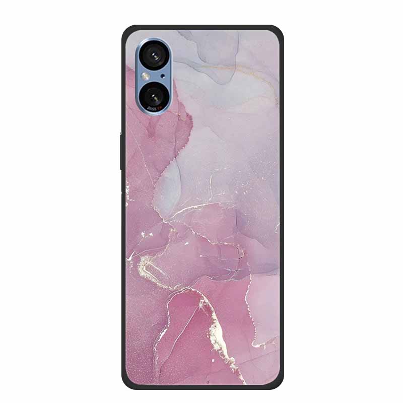 For Sony Xperia 5 V Case Marble Shockproof Soft Silicone TPU Back Cover For Sony Xperia5 V 5V 5G Phone Cases XQ-DE54 New Fundas