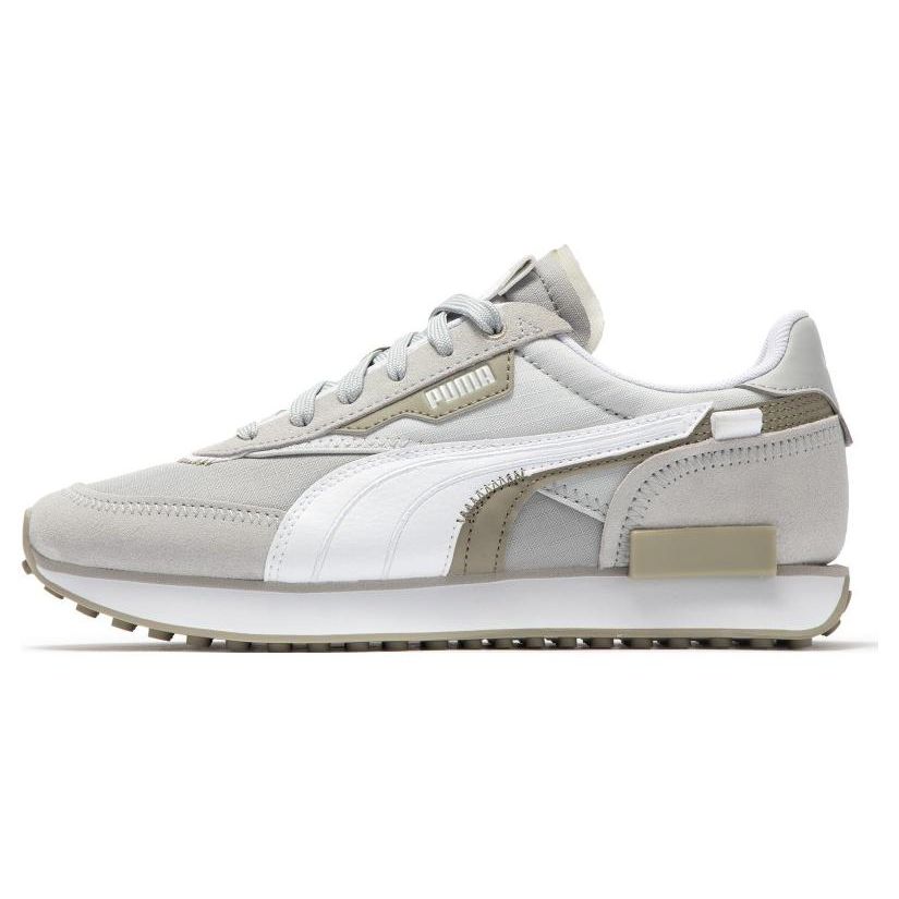 Puma Future Rider Displaced Leather Comfortable Low-Key Retro Sports Lifestyle Shoes Unisex Sneaker Green White 383148-14