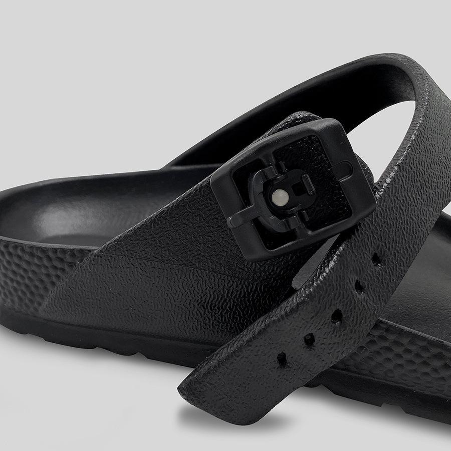 2025 Unisex Non-Slip Buckle Flip-Flops: EVA Wear-Resistant Indoor & Beach Sandals