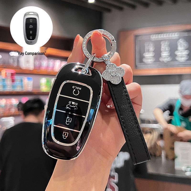 Beijing Hyundai Elantra Key Cover for Yuedong Shengda Mingtu Yixing iX35 - Car Protective Shell Bag