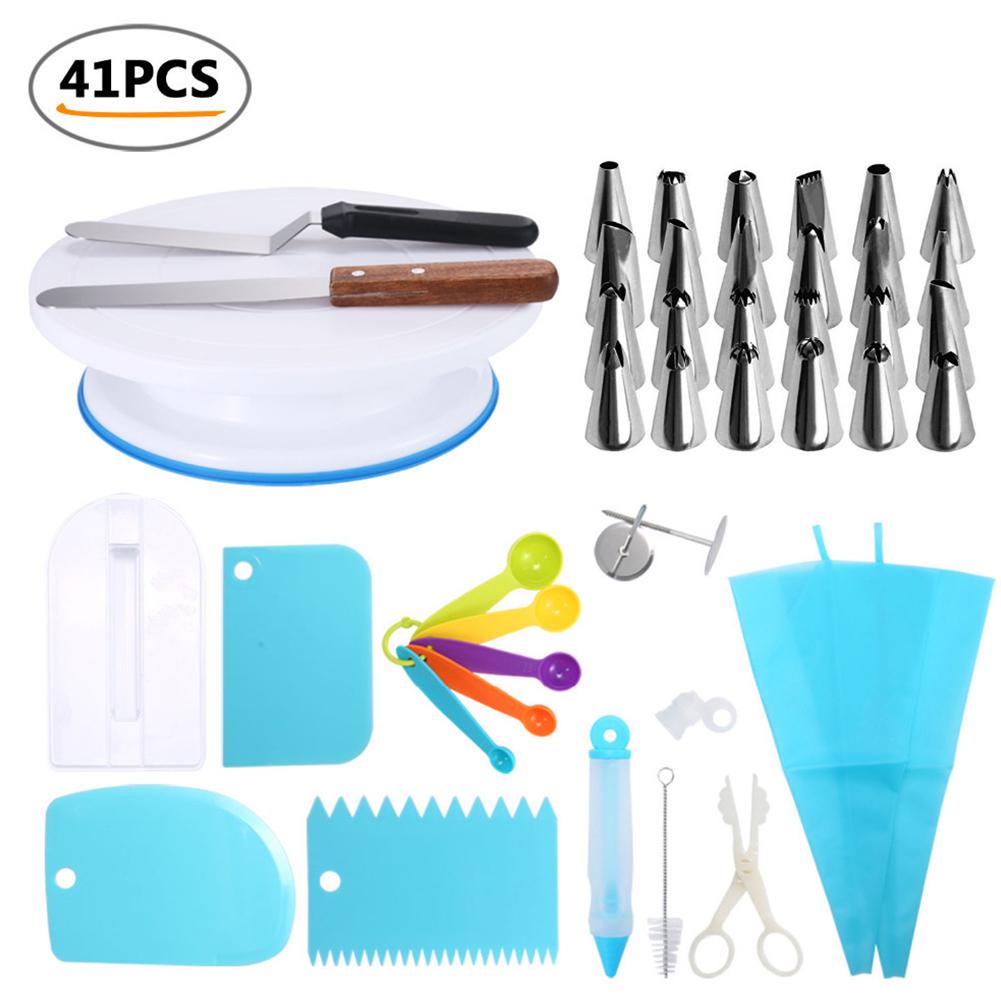 41Pcs Set Decorating Tools Set for Cake Pastry Baking 41pcs#0