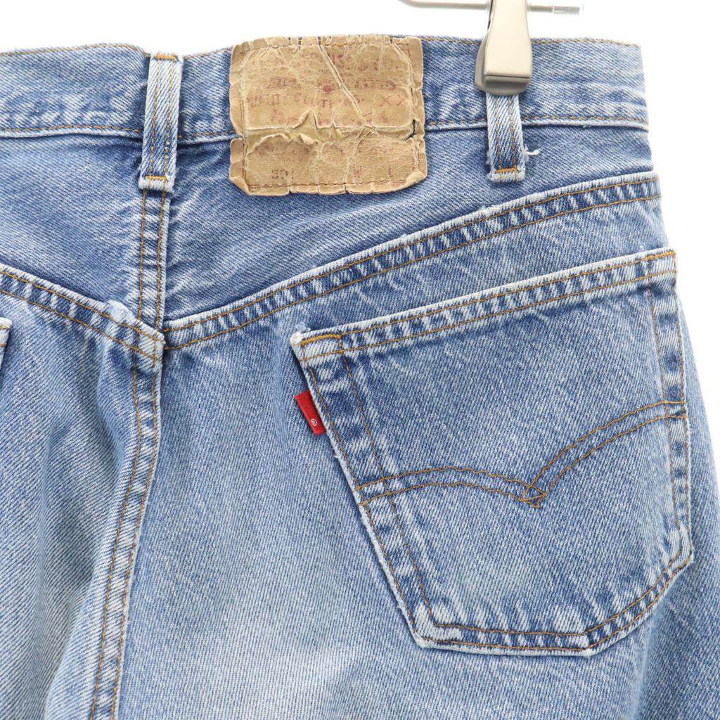 Levi's 80s 501 USA made old Denim pants w31 Blue jeans Women Used