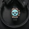 PAGANI DESIGN 40MM V2 Sky Blue Dial Classics Men Quartz Watches Sapphire Retro Chronograph Stainless Steel Waterproof Watch Men