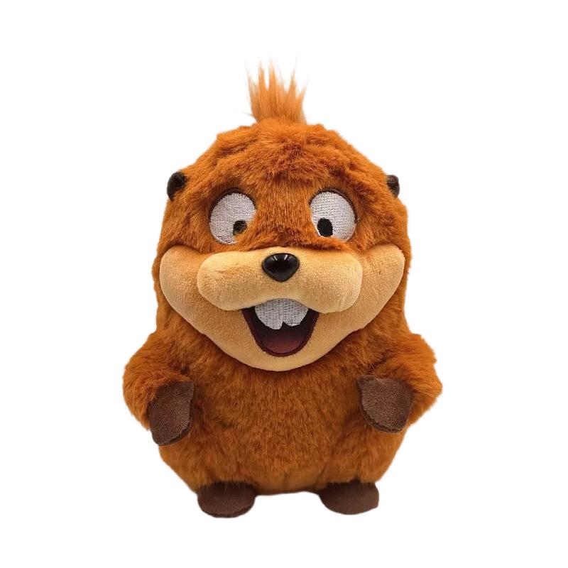 Hoppers King George Plush Beaver Transformation Plan Green Lizard Plush