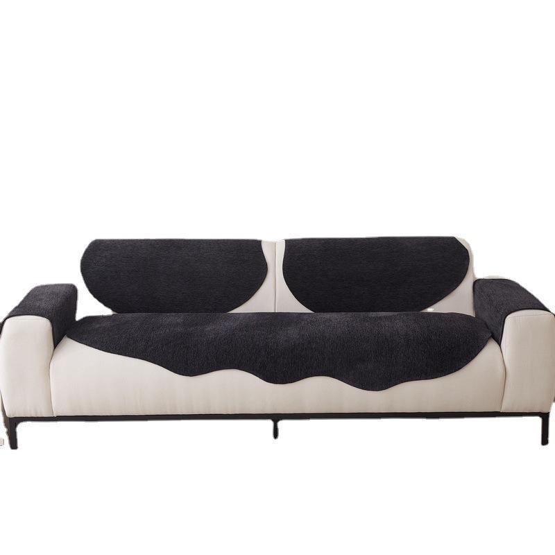 Chenier Special-Shaped Sofa Cushion, Irregular Non-Slip Seat Cushion, Four-Season Universal Sofa Seat Cushion Cover, Cloth Towel Cushion