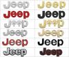 Cup Holders Car Front Hood Emblem for JEEP Grand Cherokee Wrangler Renegade Patriot Liberty Compass Rear Trunk Side Badge Sticke