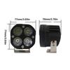 12V 24V Driving Moto Spotlights White/Yellow Light Car Fog Lamp Motorcycle Work Light  Truck