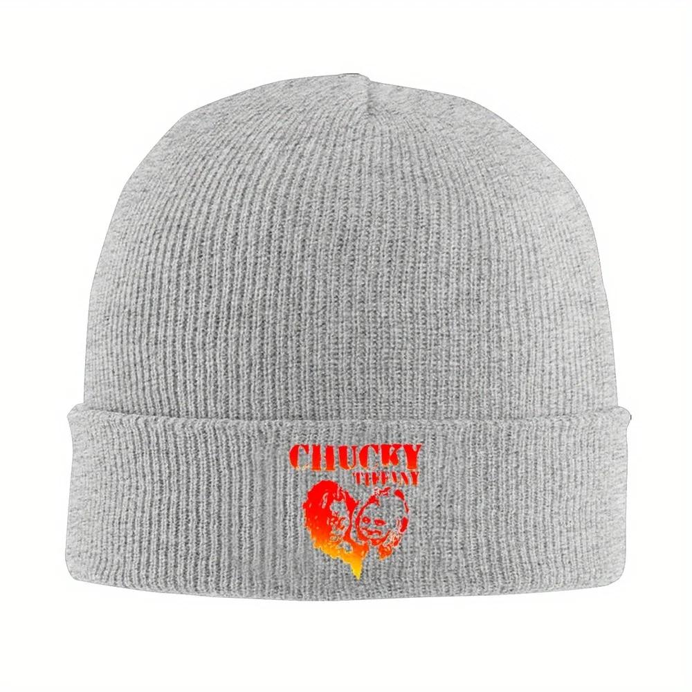 1pc Chucky Beanie Hats Doll Casual Caps Unisex Women Gym Skullies Beanies Autumn Design Elastic Beanie Hat