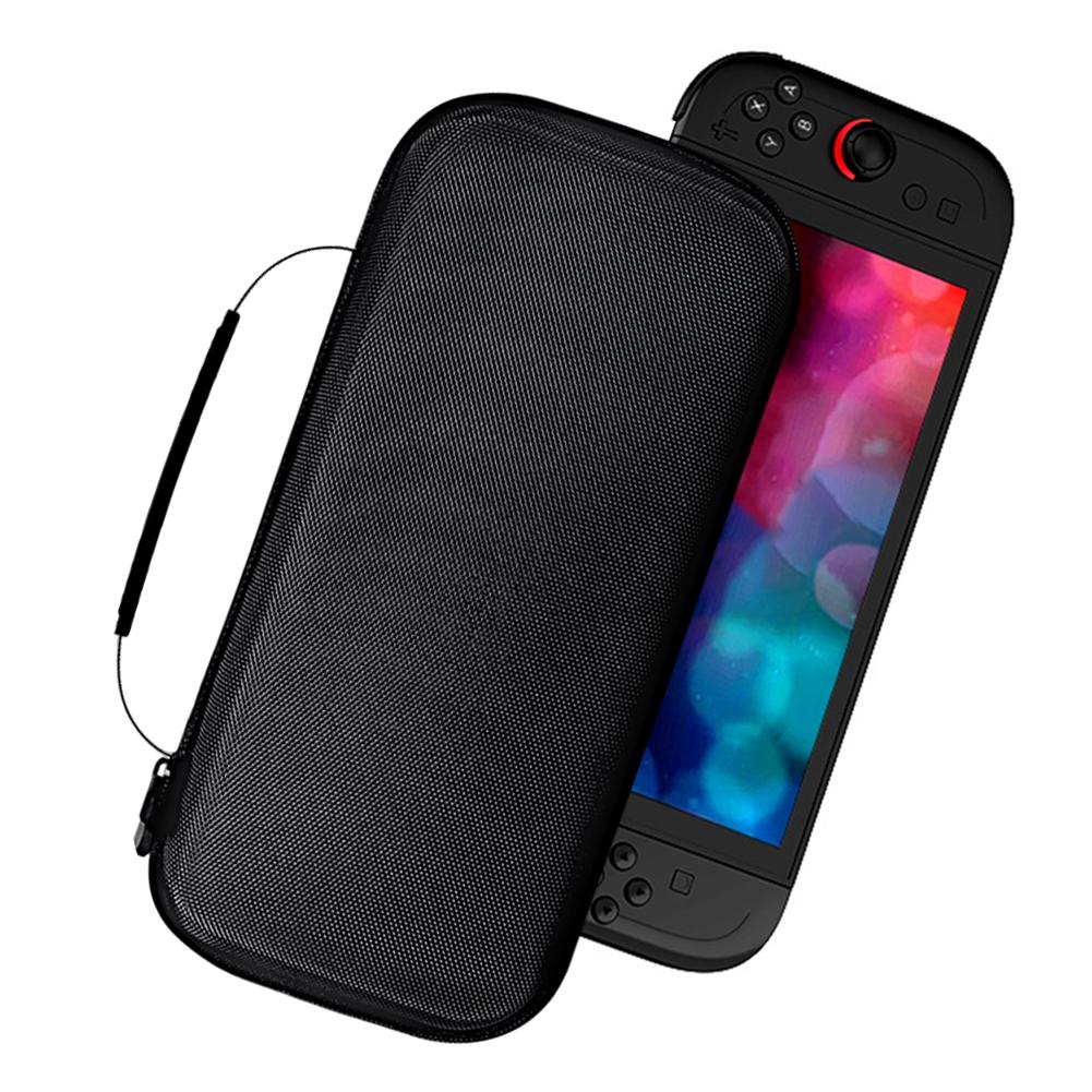 Game Console Carrying Case with 24 Game Card Slots Portable Travel Organiser Large Capacity Console Protective Handbag for NS2
