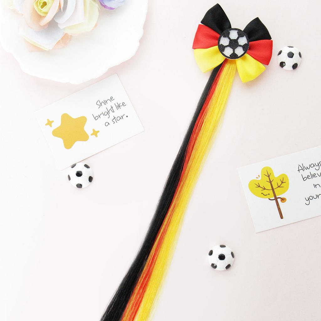 Colorful Themed Headbands, Football Fan Cheering Party Party Festive Bow Hair Accessories