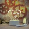 LED Desktop Acrylic Memo Board - Whiteboard and Message Display