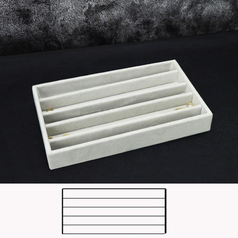 Velvet Jewelry Box Tray Storage Jewellery Holder For Ring Earrings Necklace Bracelet Display Box For Jewelry Classification Box