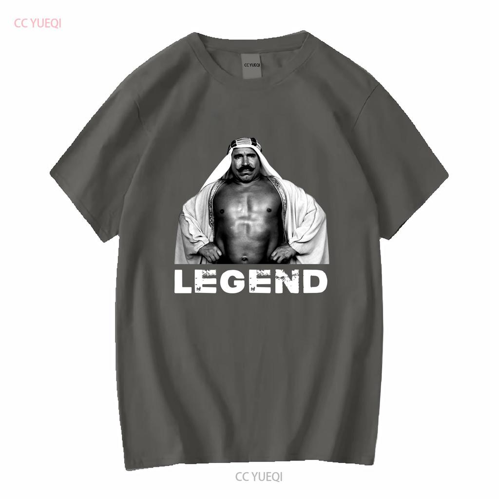 The Iron Sheik Legend Fan V2 T Shirt long or short sleeves vintage Washed Versatile Top For Everyday Wear fashion Comfortable
