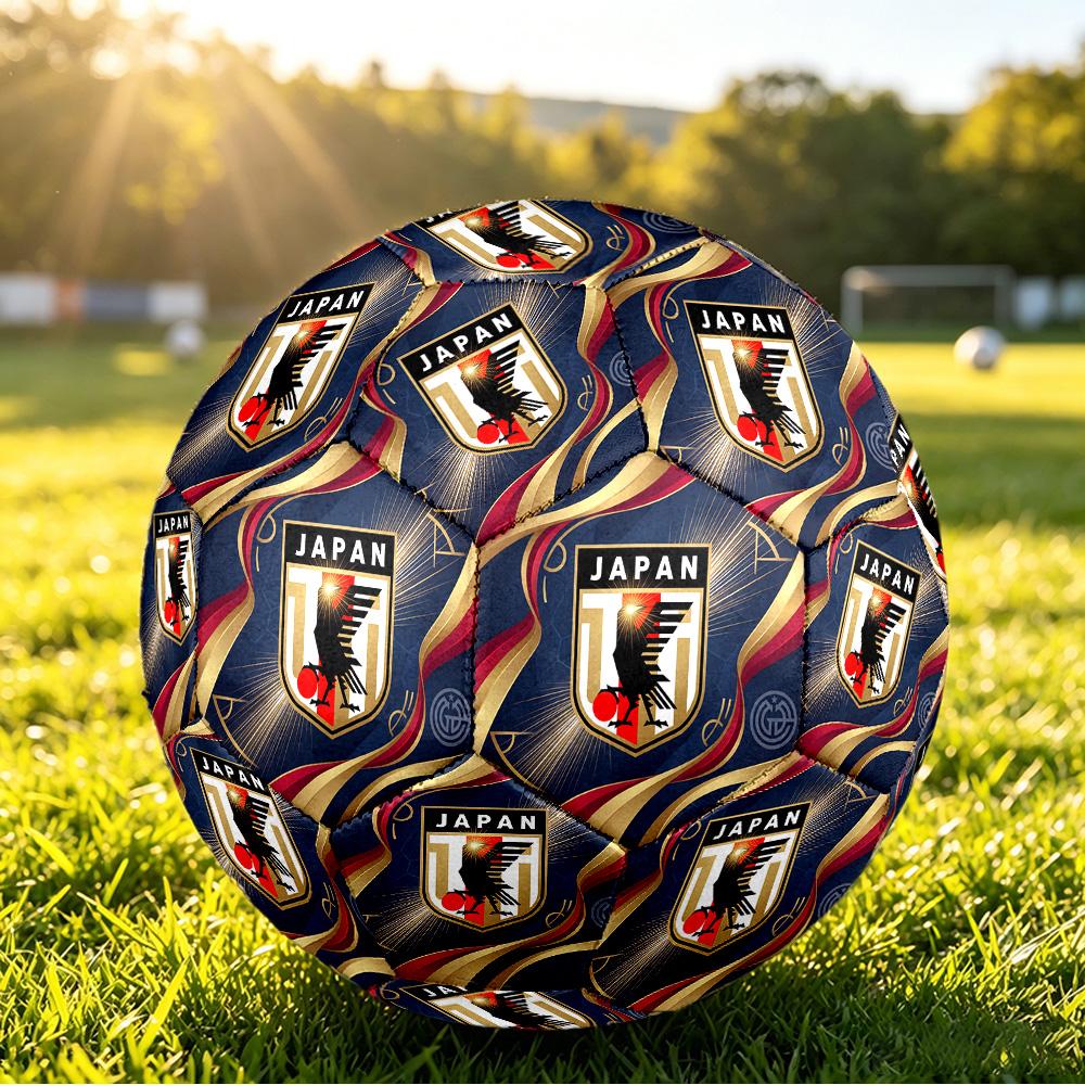 Japan Football Printed Size 5 Soccer Ball Wear Resistant Standard Adult Training Football Fan Gift for Indoor Outdoor Match Sports