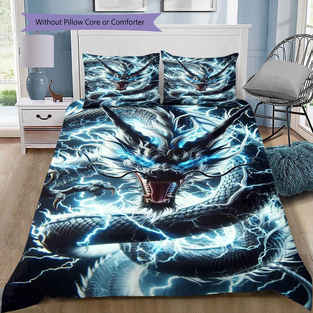 Set Copripiumino Trapuntato con Fantasia Cartone Animato Federa Decorazione per la Casa Regalo di Compleanno (1 * copripiumino + 2 * federa, senza nucleo)
