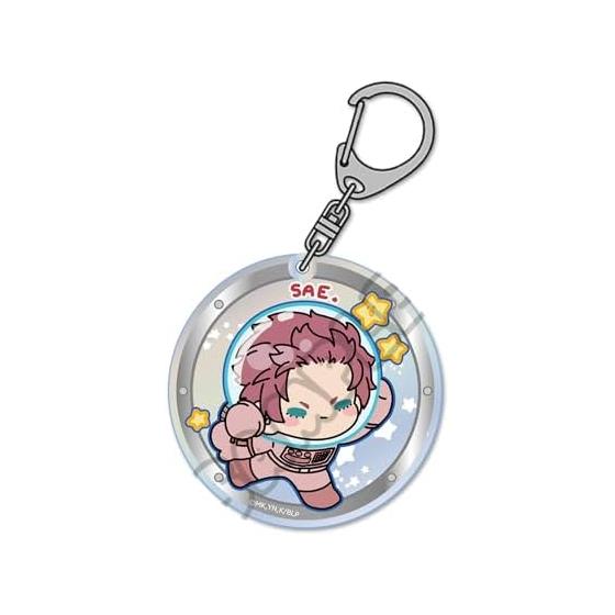 TV Anime Blue Lock Sae Itoshi 7th Acrylic Keychain M ZK Transparent Acrylic Approx. 7cm Square