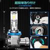 GEARPOWER H11 LED Compatible with and H16 6500k Cool H11 LED Fog Lights with H8 LED Fog Vehicle Inspection Compliant of 2025 Headlights, 30,000LM,