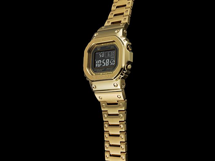 Casio Montre Numérique à Quartz pour Homme en Acier Inoxydable Résistante à l'Eau 200M et aux Chocs GMW-B5000GD-9