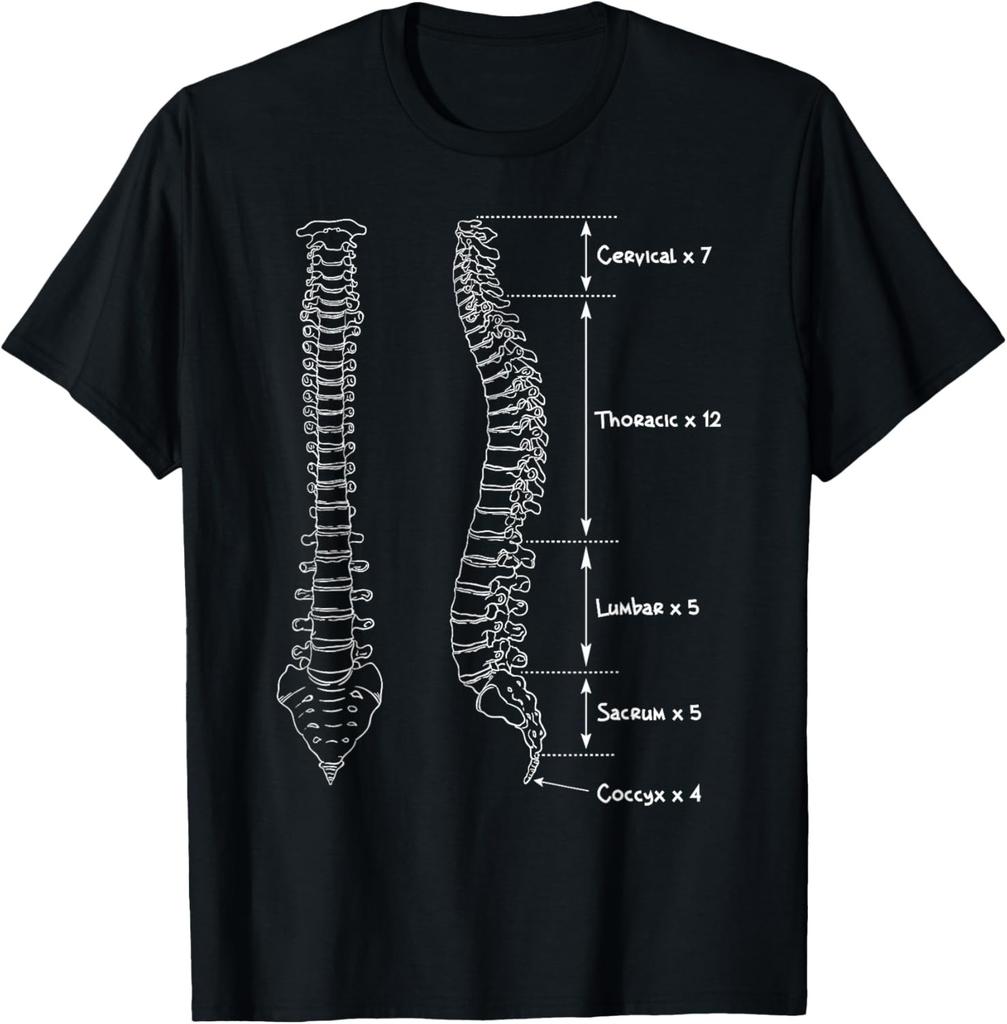 BEST! Human Spine Anatomy Funny Gift for Physician Tee Size S-3XL