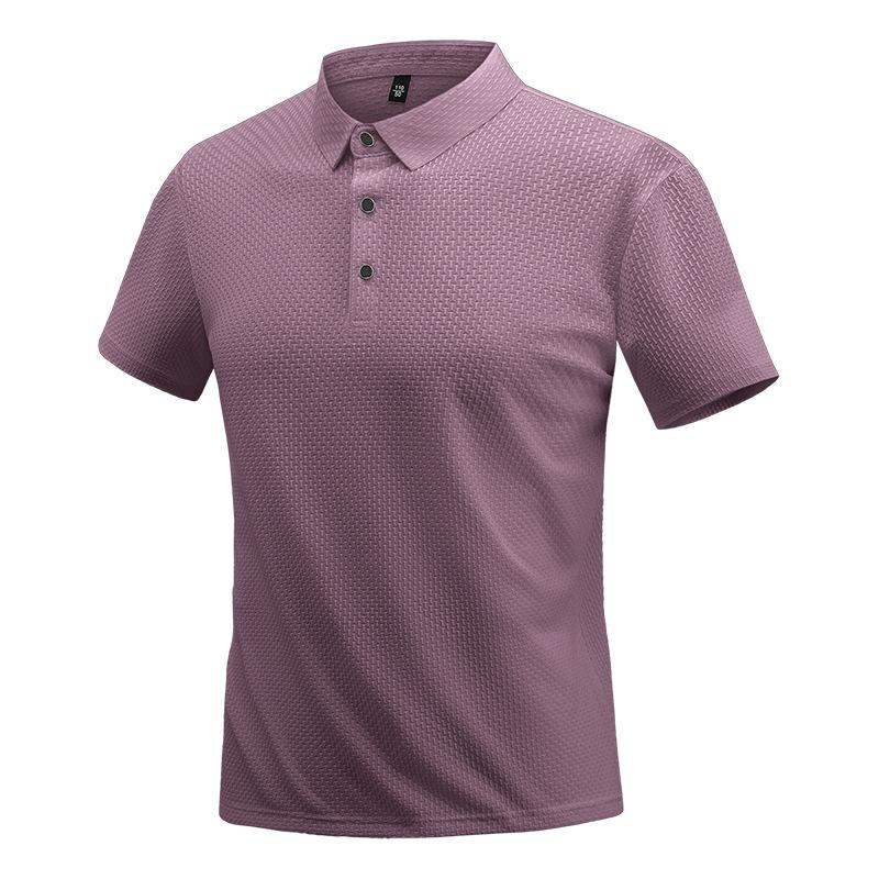 Men's Short Sleeved Casual, Comfortable, Loose, Simple, Versatile, Skin Friendly, Soft, Summer Thin Polo Shirt