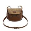 Premium Bag Women's 2024 New Niche Design Popular Saddle Bag Retro Simple Fashion Shoulder Messenger Bag