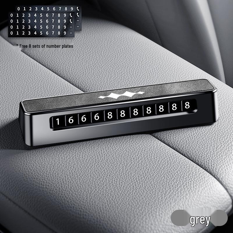 Leopard Temporary Parking Number Plate for BYD Equation - Double Number, Exclusive Leopard 3, 5, 8 Models