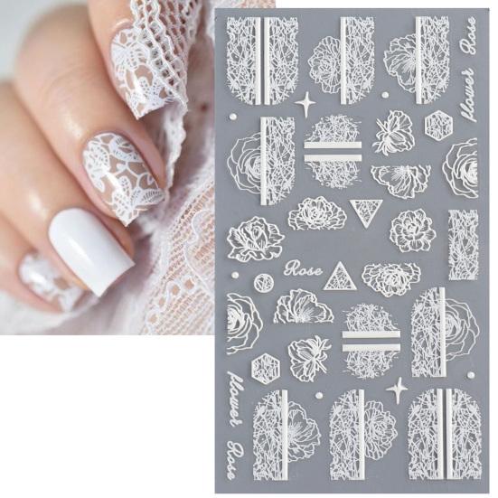Delicate Nail Sticker Nails Ornaments Vivid Images Portable Persistent