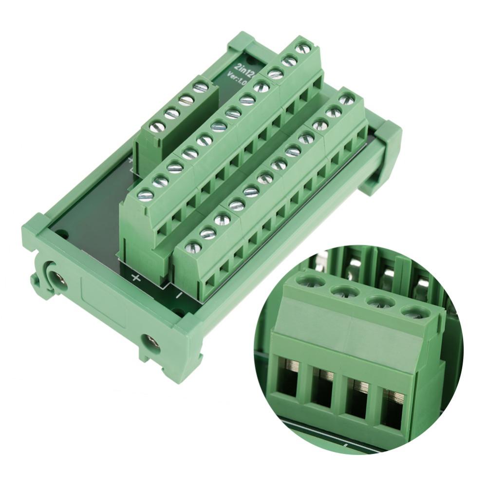 12 Position Power Distribution Module Terminal Block Distribution Board  Automation System