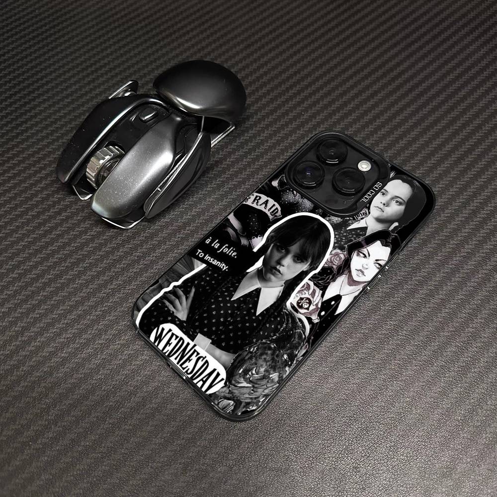 

Cool Girl W-WednesdayS A-Addams Phone Case For IPhone 17 Air 16 15 14 13 12 11 Pro Max Color Hard Cover iPhone 16 pro