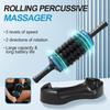 New Electric Rotation Portable Gym Percussive Therapy Rechargeable Relax Muscle Roller Massager Rolling 5-level Fascia Massager