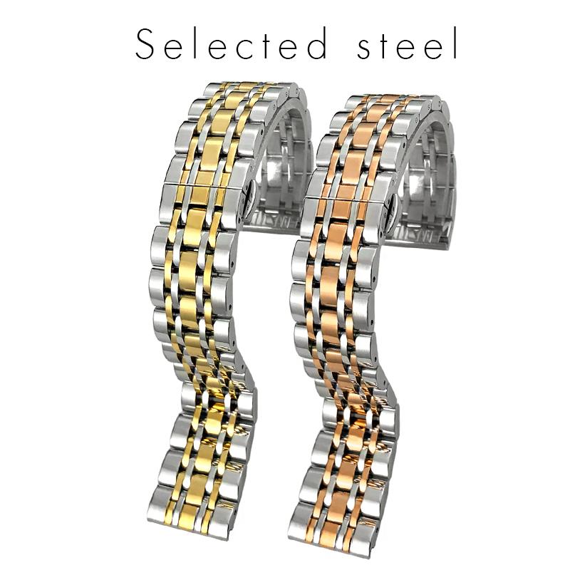 Cinturino Orologio Sette Perle Acciaio Inossidabile 10 12 13 14 15 16 17 18 19 20 21 22mm Per Tissot CITIZEN AT9097-54E Cinturino Orologio 23 24mm